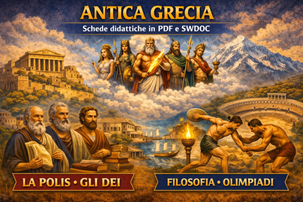 I GRECI – MODULO DI STORIA IN CAA (SYMWRITER) + VERIFICA + OBIETTIVI E GRIGLIA DI VALUTAZIONE