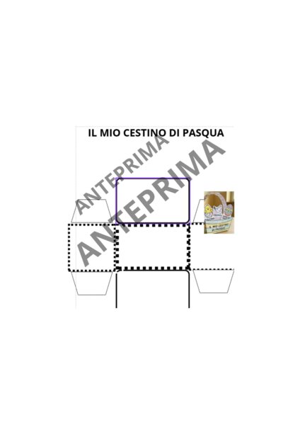 Kit Inclusivo "Il Mio Cestino di Pasqua" : Ritaglia, Colora e Costruisci