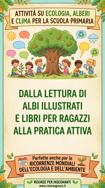 “Alberi & Cura del Mondo” 5 lezioni pronte all’uso per la scuola Primaria