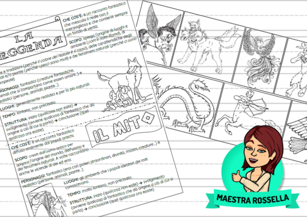 MATERIALE PROPOSTA DIDATTICA SU MITO E LEGGENDA ⚔️