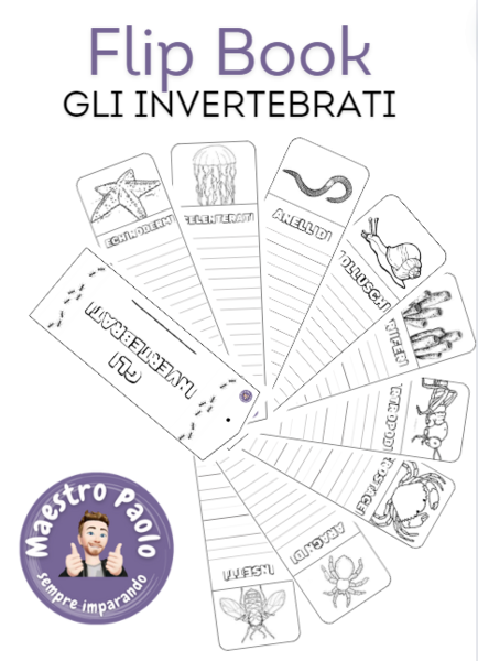 Flipbook degli invertebrati