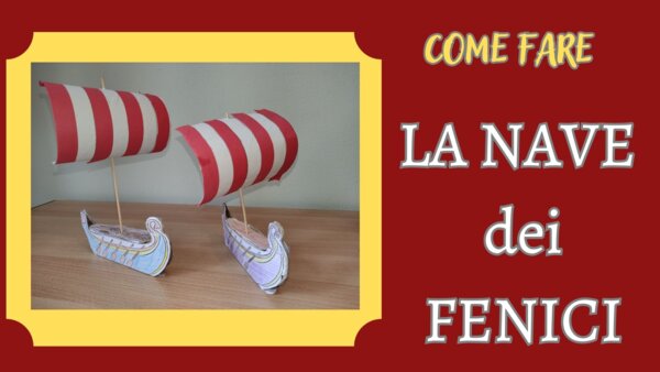 LA NAVE DEI FENICI fai da te: tutorial e pdf matrice da scaricare