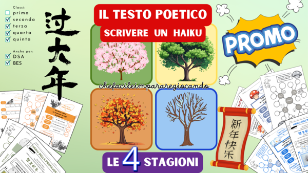 HAIKU DELLE QUATTRO STAGIONI – TESTO POETICO - PERCORSO DIDATTICO PER LA SCUOLA PRIMARIA