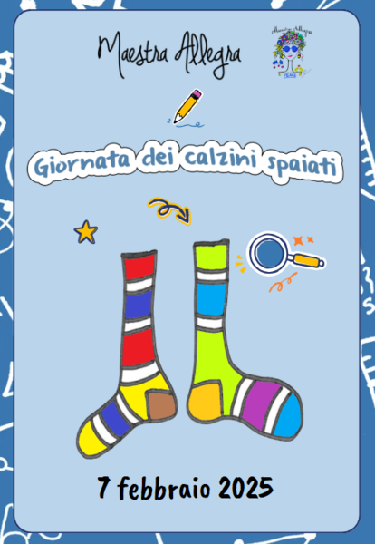 GIORNATA DEI CALZINI SPAIATI 2025