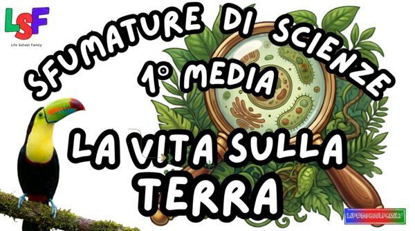 la Vita sulla Terra_KIT MULTIMODALE SCIENZE 1°media_slide+ infografica+ mappa mentale+ disegno da colorare+VERIFICA LE COMPETENZE+OMAGGIO:VIDEO&PODCAST