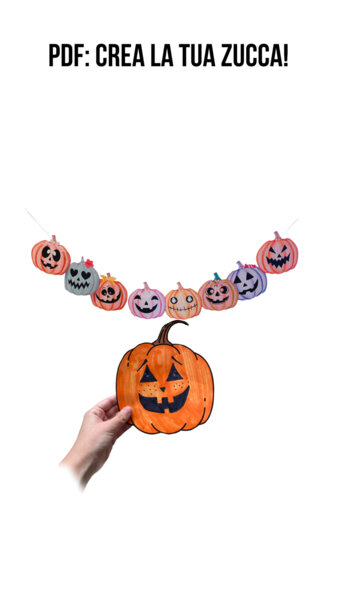 Zucca di Halloween da personalizzare