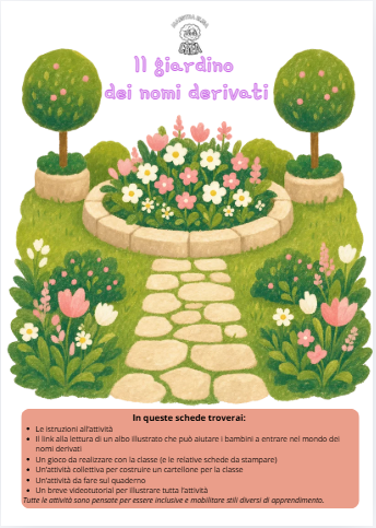 Analisi grammaticale: Il giardino dei nomi derivati
