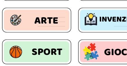 Etichette per la biblioteca scolastica