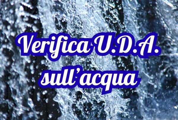Verifica conclusiva sull'acqua (3 livelli differenti)