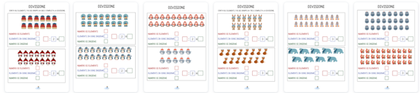 DIVISIONI ILLUSTRATE PER 2 E 3
