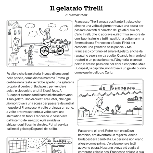 Il gelataio Tirelli - racconto