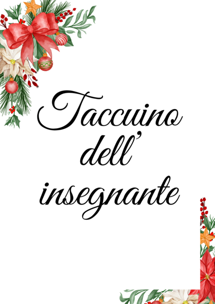 taccuino dell'insegnante daq gennaio a giugno 2024