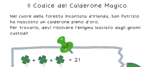 San Patrizio: il codice del calderone magico