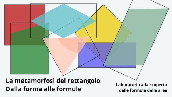 Laboratorio formule aree: dalla forma alle formule