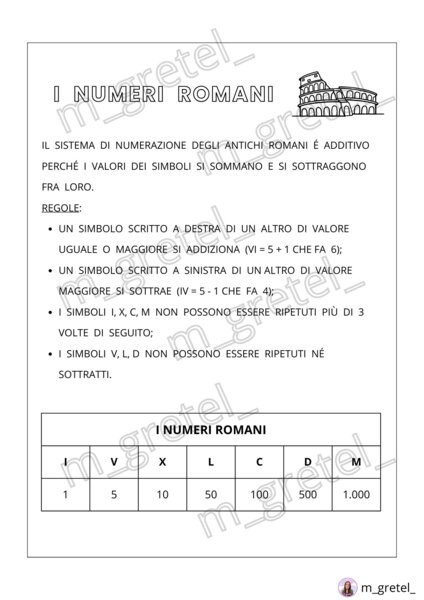 NUMERI ROMANI