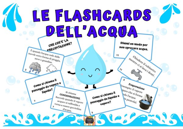 💦Le Flashcards dell'Acqua💦