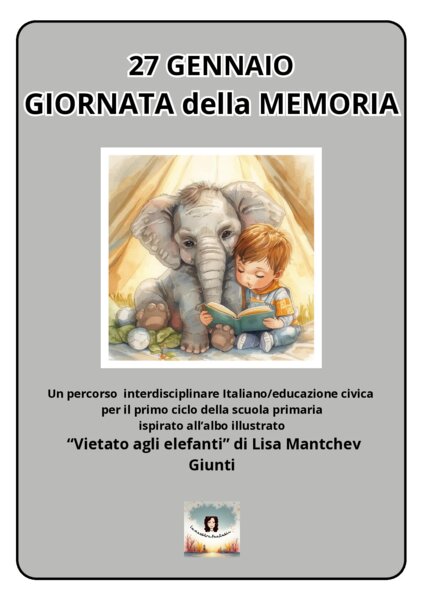 Giornata della memoria- Vietato agli elefanti