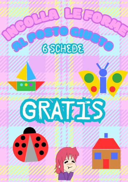 Incolla le forme: materiale gratuito