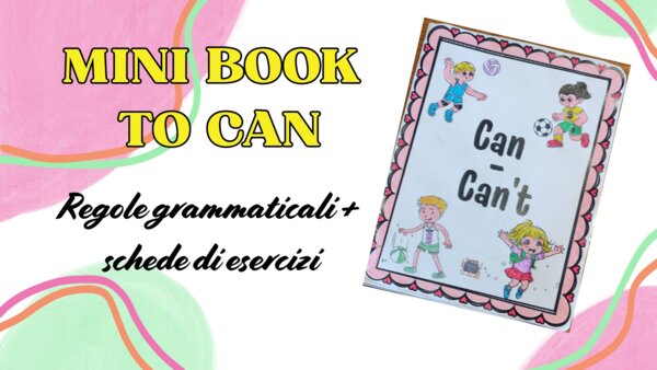 MINI BOOK VERBO TO CAN - excercise book -