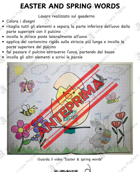 Easter and spring words