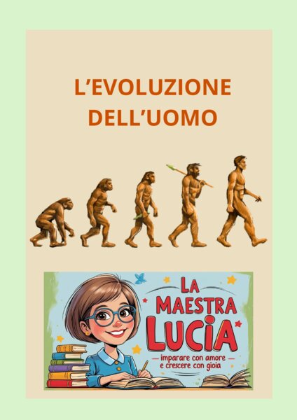 l'evoluzione dell'uomo