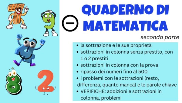 Quaderno MATEMATICA classe TERZA (seconda parte)