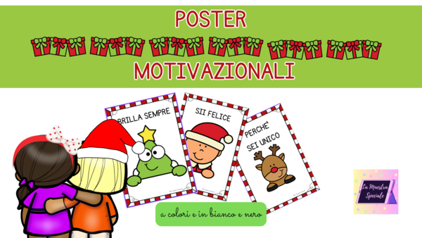 POSTER MOTIVAZIONALI TEMA NATALE