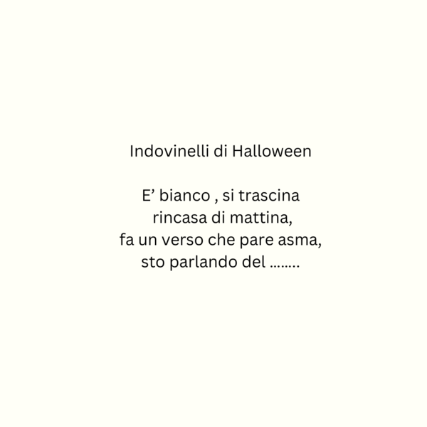 Indovinelli di Halloween