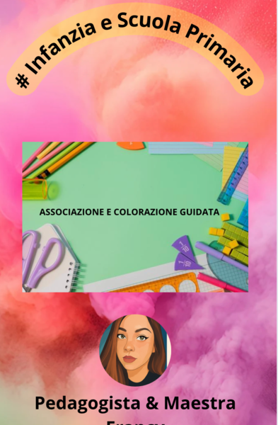 Associazione e colorazione guidata: Pedagogista & Teacher FRANCY