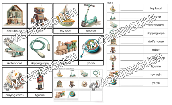 Vocabulary Enrichment Set: Toys 2