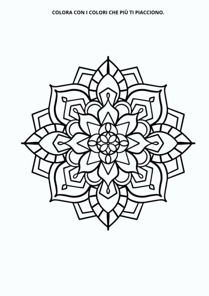 Coloriamo i Mandala
