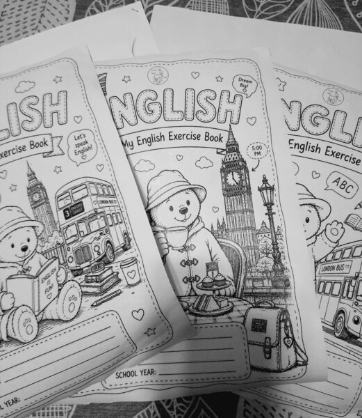 Copertine Quaderno Inglese - Tema Paddington