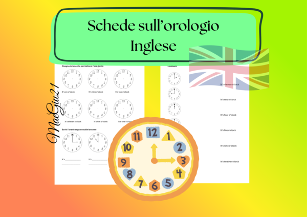 Schede sull'orologio (Inglese)