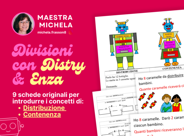 Matematica: Divisioni con Distry ed Enza - classe terza - scuola primaria