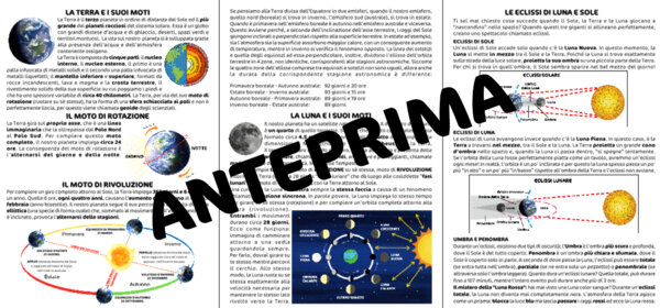 I MOTI DI TERRA E LUNA, LE FASI LUNARI, LE ECLISSI E LA LUNA ROSSA - SCUOLA PRIMARIA CLASSE QUINTA