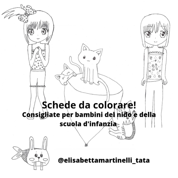 Scheda didattica da colorare