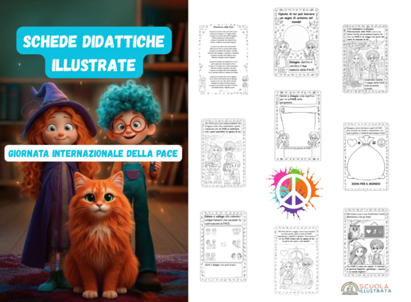 Schede didattiche Illustrate - giornata Internazionale della pace
