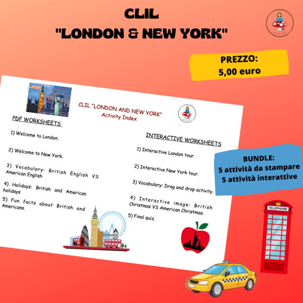 BUNDLE CLIL "London vs New York"