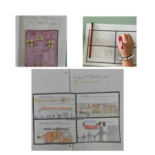 Schede didattiche "La mia casa" in lingua inglese- classe 3^.