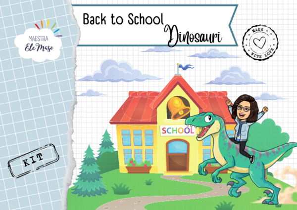 Kit Back to School - Dinosauri