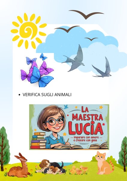 VERIFICA SUGLI ANIMALI