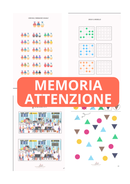 EBOOK "POTENZIAMO L'ATTENZIONE E LA MEMORIA"