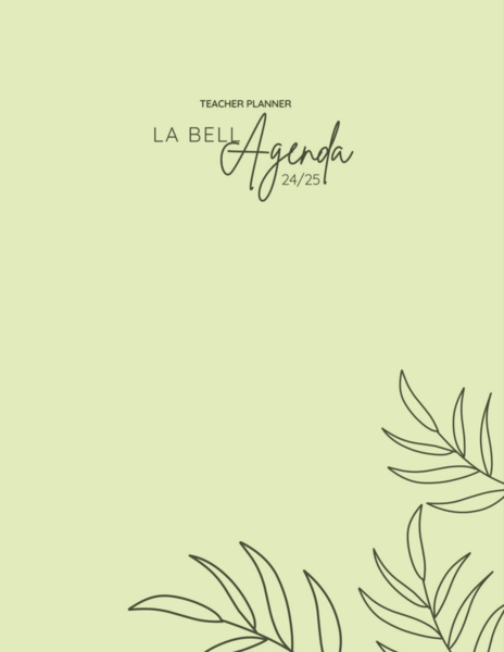 Teacher Planner - La BellAgenda 2024/2025 (Alby, verde)