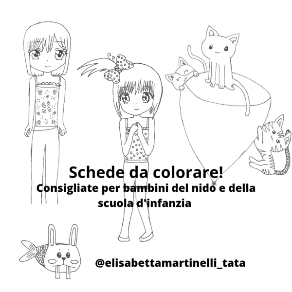 Scheda didattica da colorare