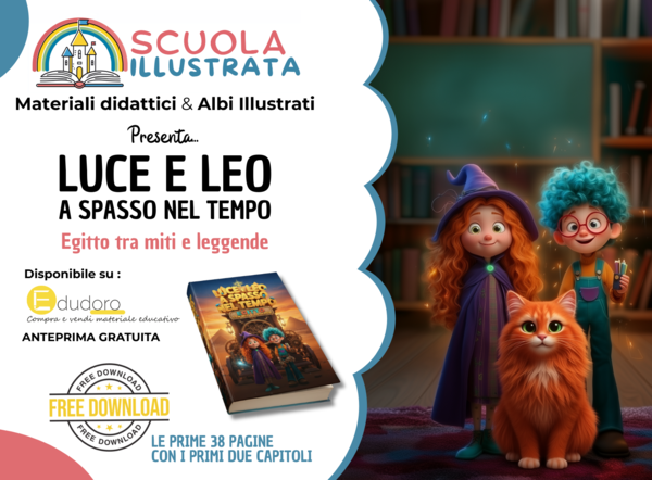 Libro divinità egizie " LUCE E LEO A SPASSO NEL TEMPO: Egitto tra miti e leggende"
