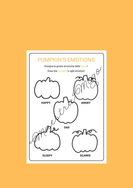Le emozioni della zucca - INGLESE