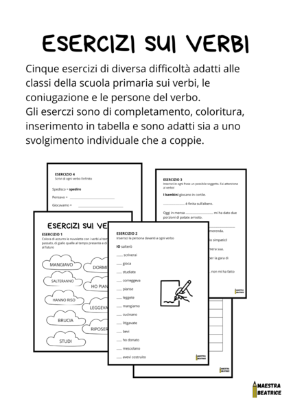 TEMPI VERBALI, CONIUGAZIONI E PERSONE DEI VERBI