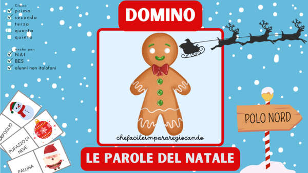 NATALE – GIOCO – DOMINO