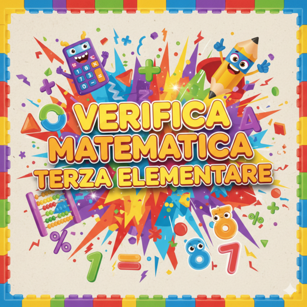 Verifica Di matematica per la Classe Terza Elementare📚✏️