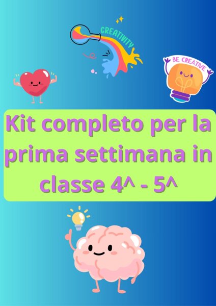 Kit Matematica per il back to school in classe 4^ - 5^